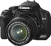 Canon EOS 450D (Digital Rebel Xsi) front/side mini