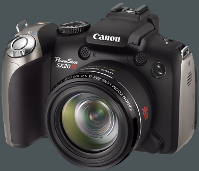 Canon PowerShot SX20 IS gro