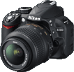 Nikon D3100 front/side mini