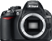 Nikon D3100 front mini