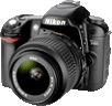 Nikon D80 front/side mini